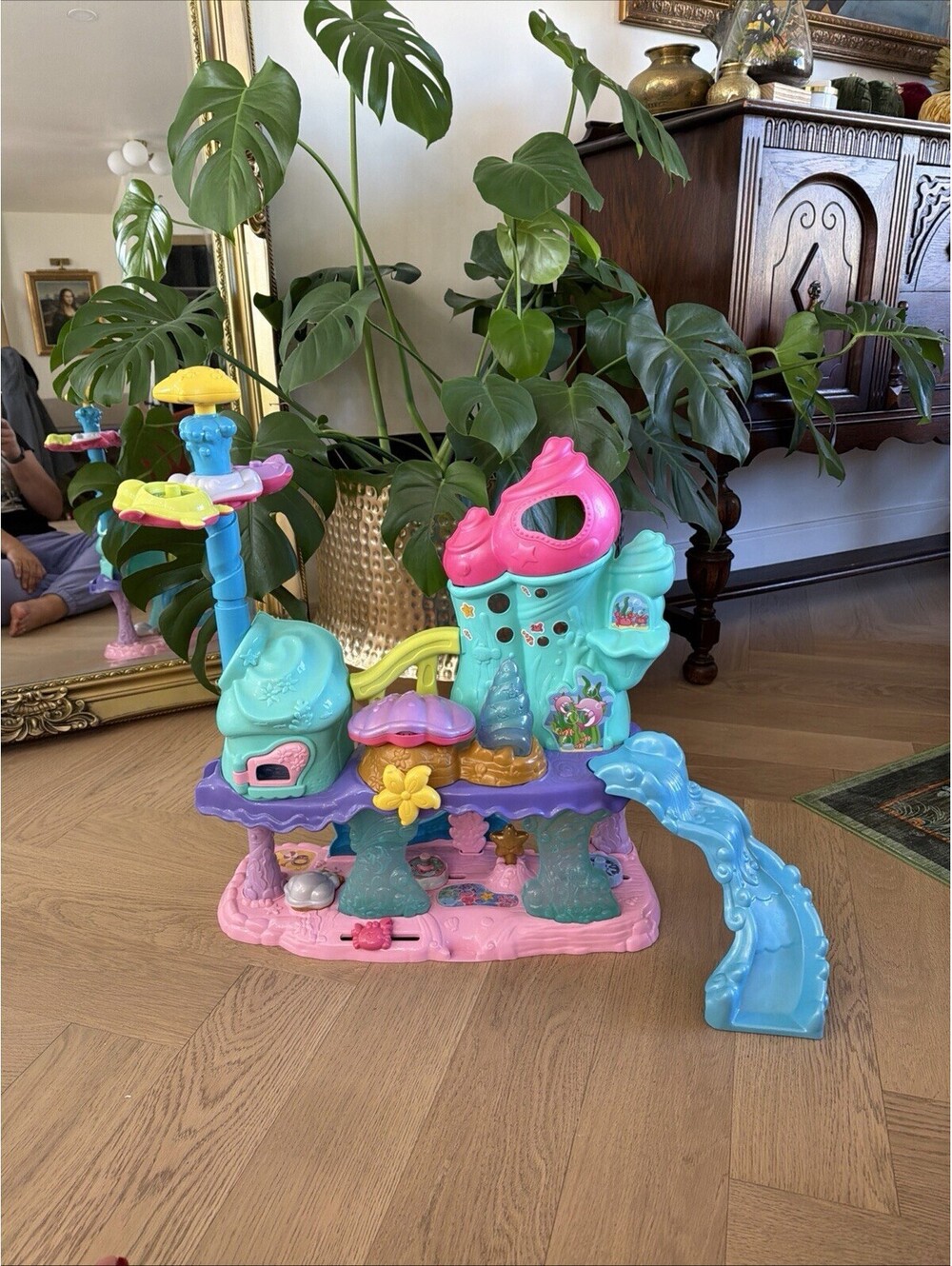Vtech Shimmering Seashells Talking Mermaid Castle Playset Toy Slide 2017